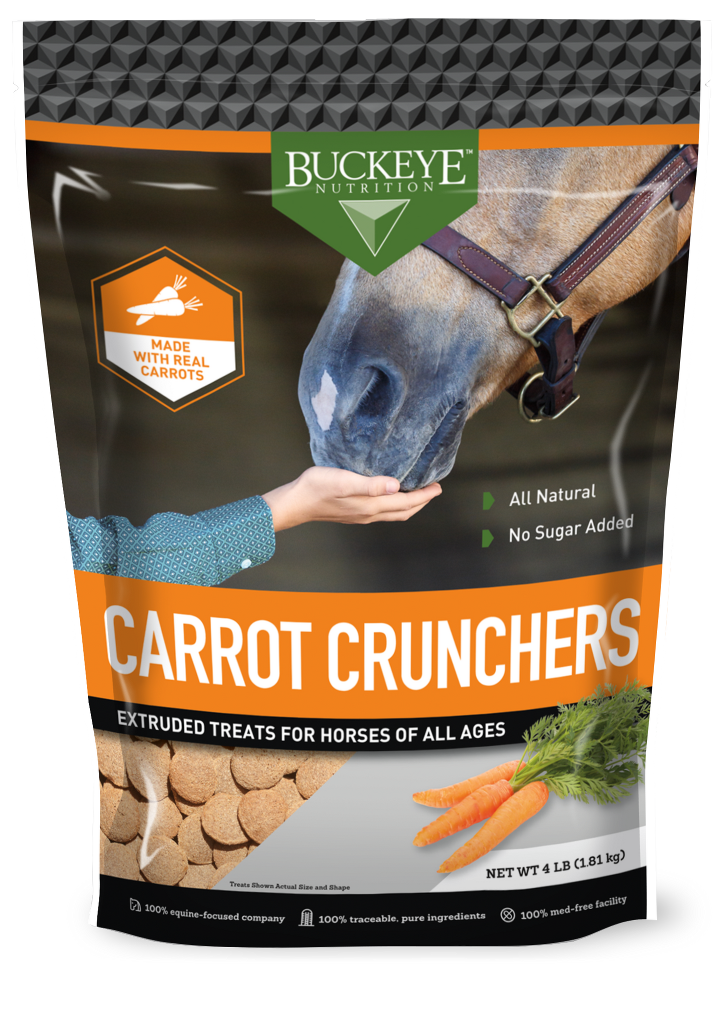 Buckeye Nutrition No Sugar Added Snap Treats
