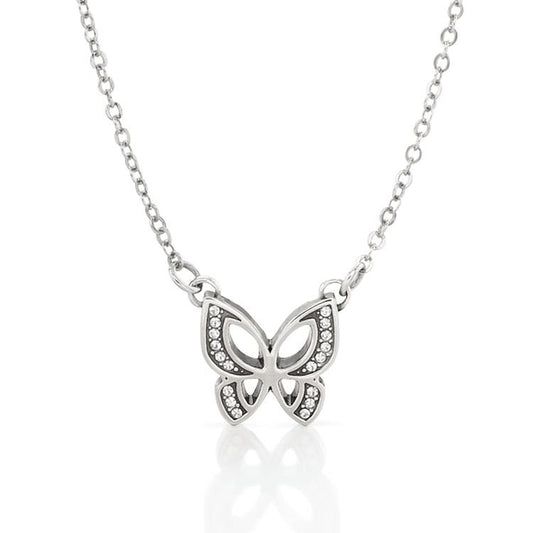 Starry Night Butterfly Necklace | Brighton