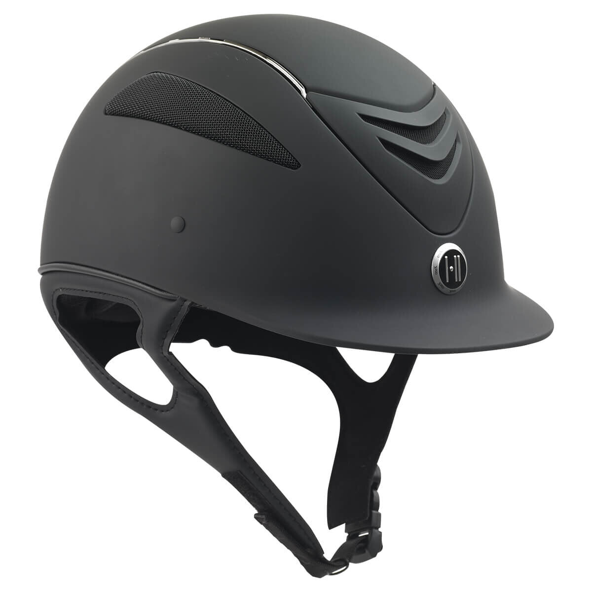 One K Defender Chrome Stripe Helmet