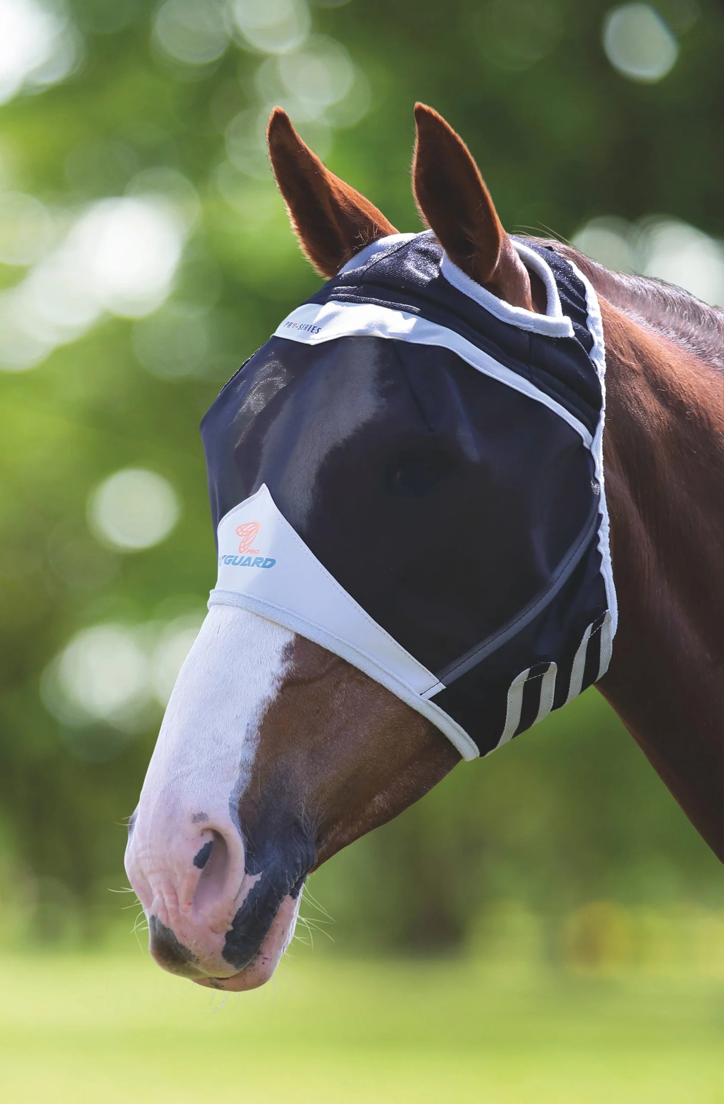 Shires Fine Mesh Fly Mask w/ Ear Holes
