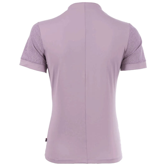 Cavallo Lace Half Zip Short Sleeve Shirt
