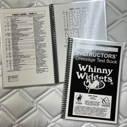 Whinny Widgets Instructors' Dressage Test Book