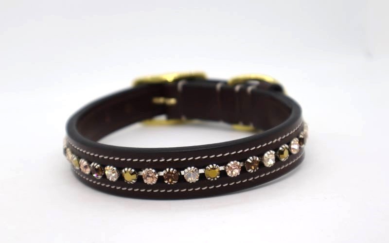 Crystal Embellished Dog Collars and Leashes