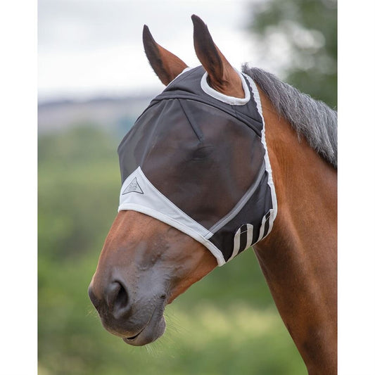 Shires Fine Mesh Fly Mask w/ Ear Holes