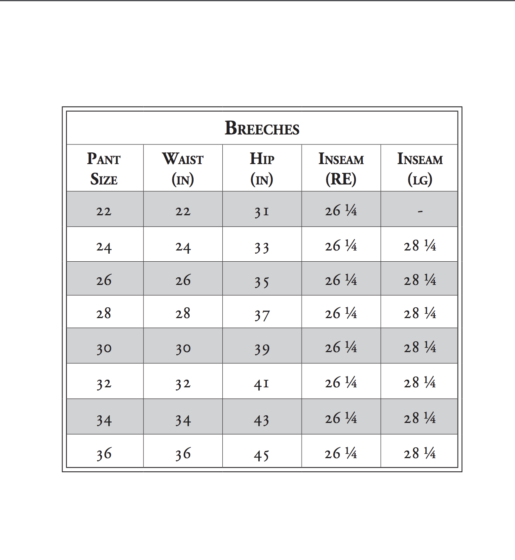 RJ Classics Anna Mid-Rise Ladies' Breech