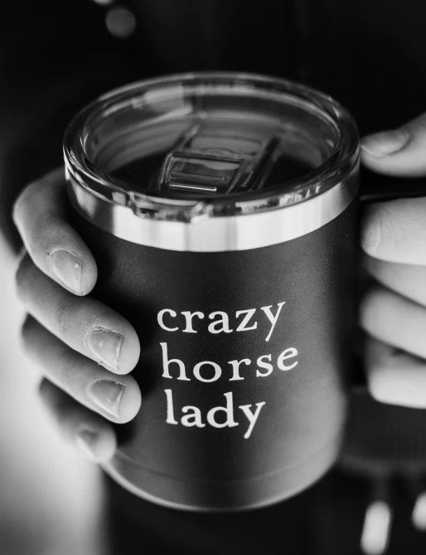 Spiced Equestrian Crazy Horse Lady Insulated Mug