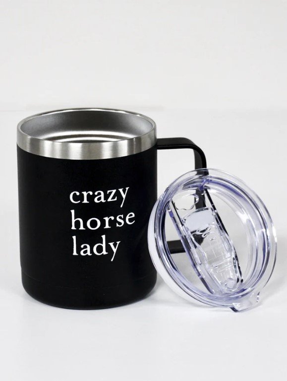 Spiced Equestrian Crazy Horse Lady Insulated Mug