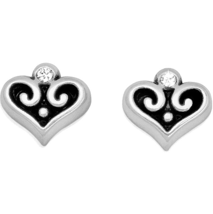 Alcazar Heart Mini Post Earrings | Brighton