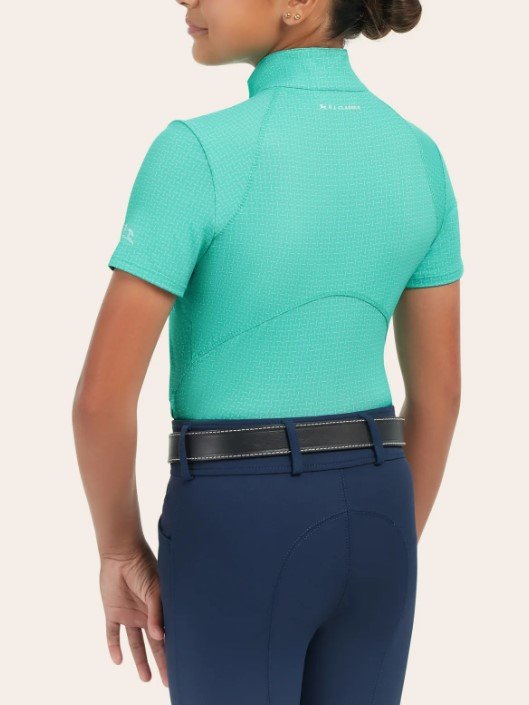 RJ Classics Lucy JR 1/4 Zip Short Sleeve Shirt