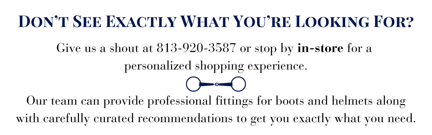 Text message offering contact information for personalized shopping experience with a phone number and store location.