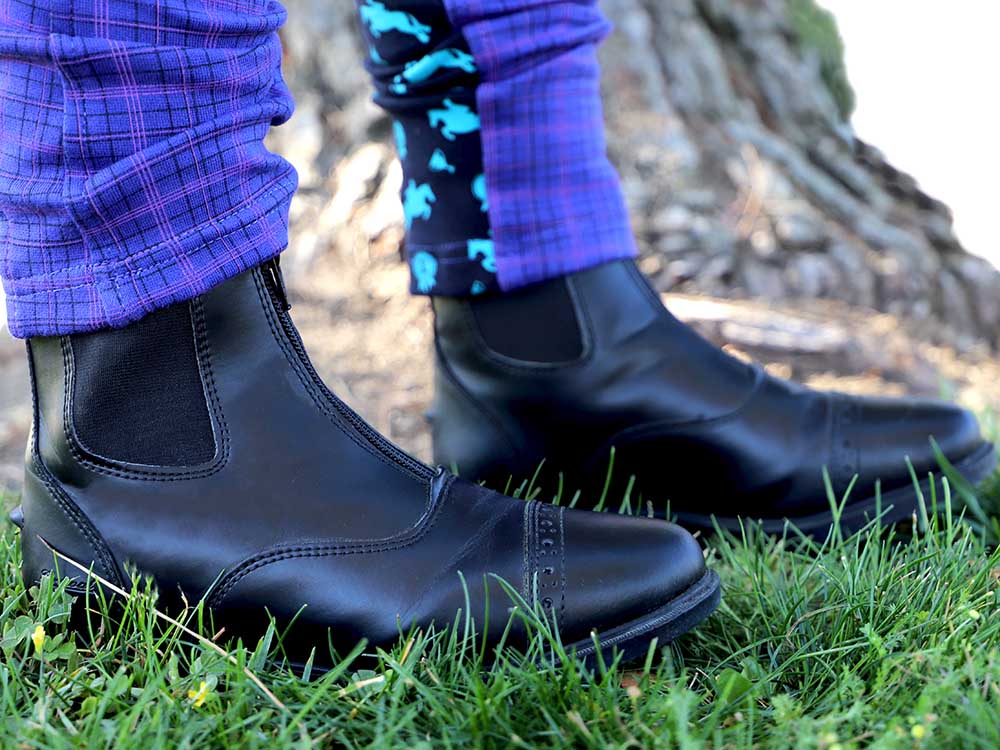 Grewal Kid's Synthetic Paddock Boots