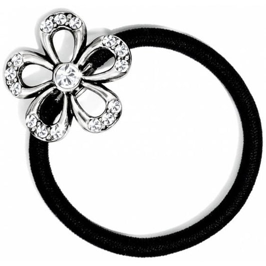 Margherita Crystal Flower Ponytail Holder | Brighton