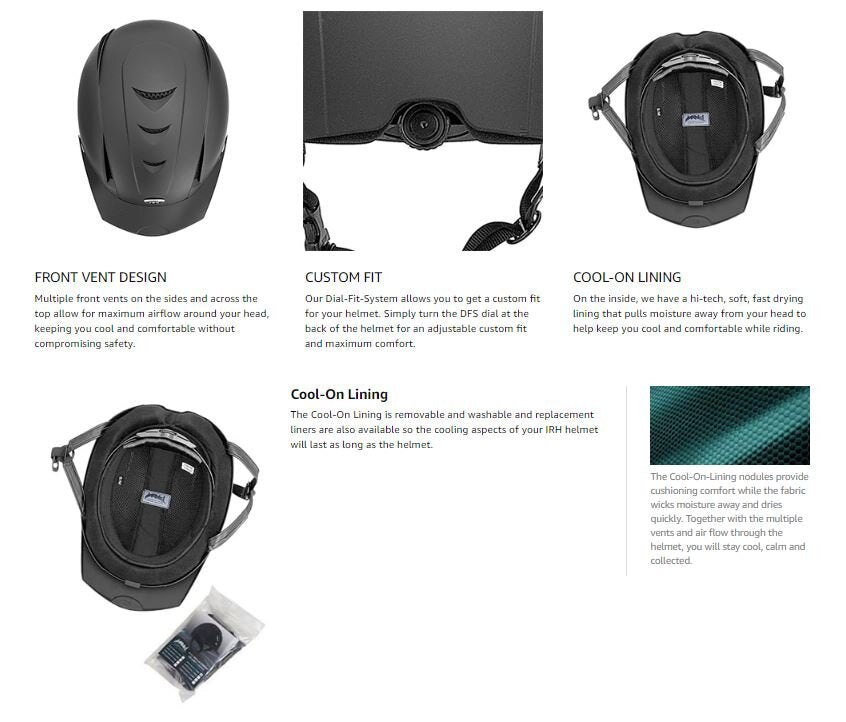 IRH Equi-Pro with Sun Visor