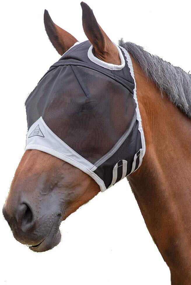 Shires Fine Mesh Fly Mask w/ Ear Holes