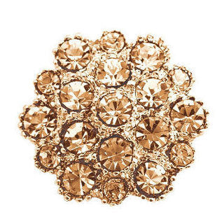 Spiced Equestrian Button Stock Pin