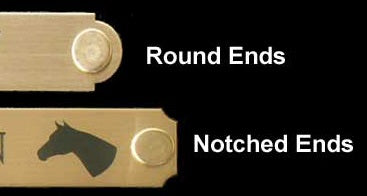 Engraved Saddle Plate