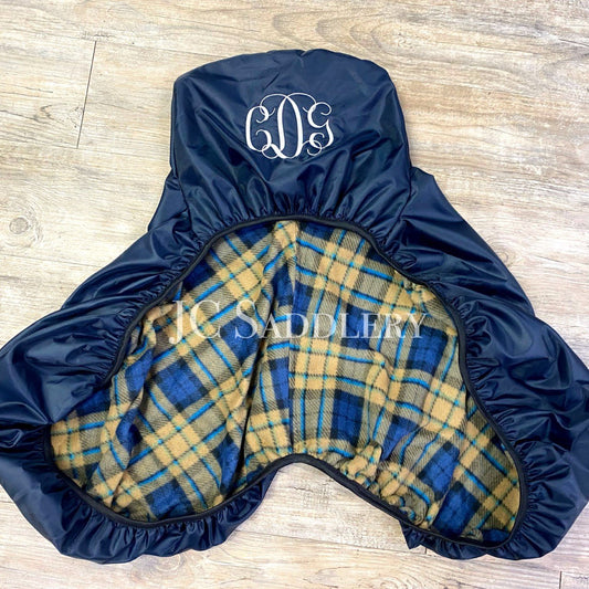 English Saddle Cover with Custom Embroidery