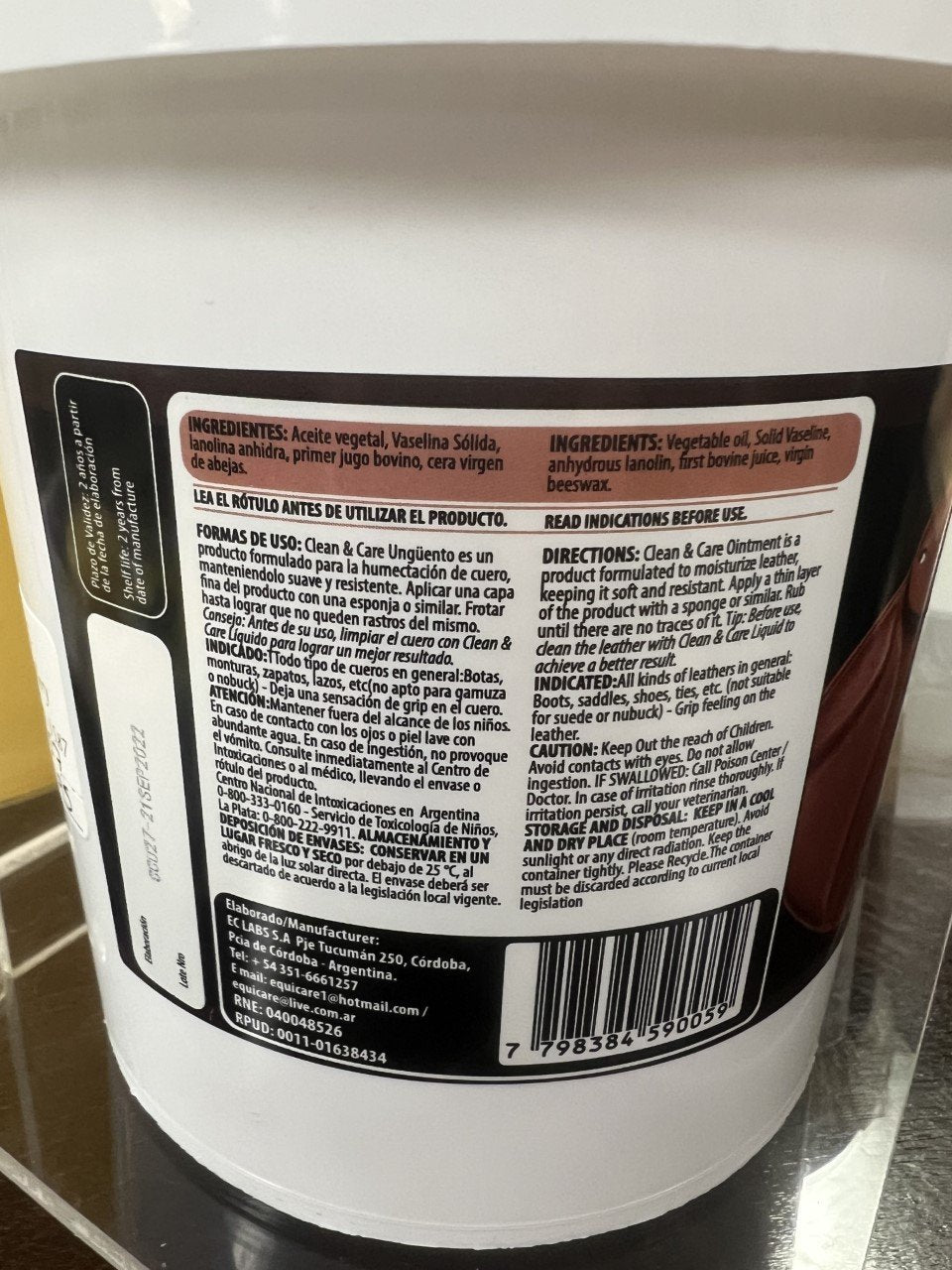 Equi-Care Leather Ointment
