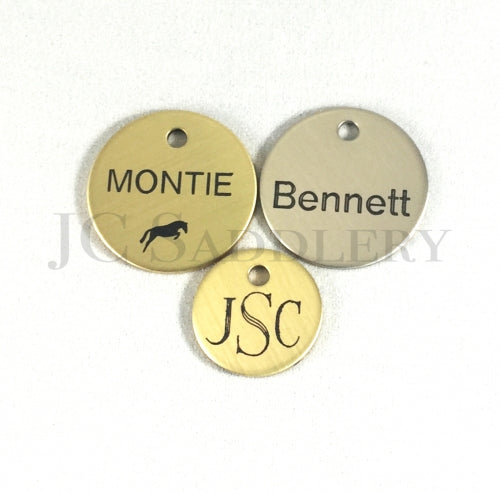 Engraved Round Disc