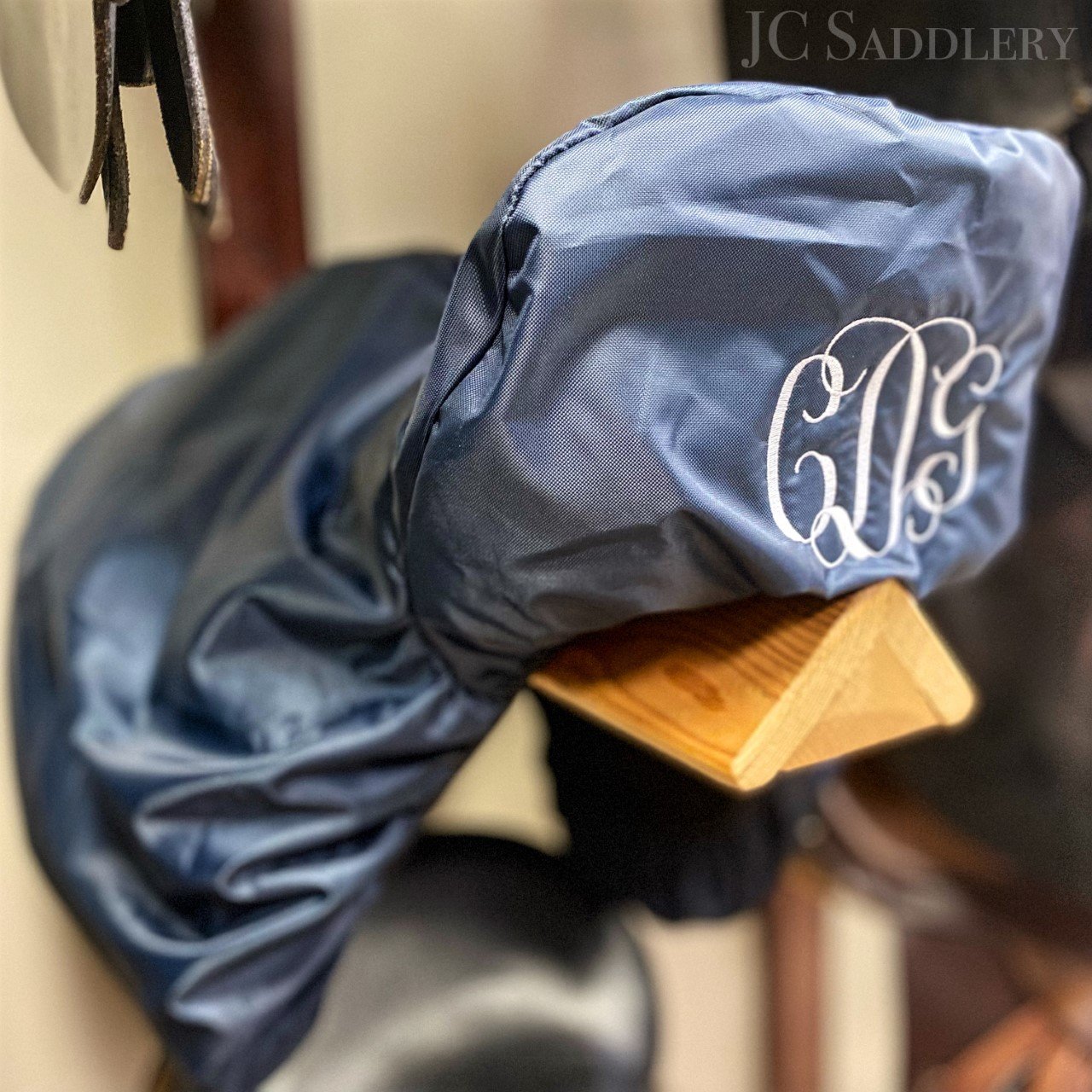 English Saddle Cover with Custom Embroidery